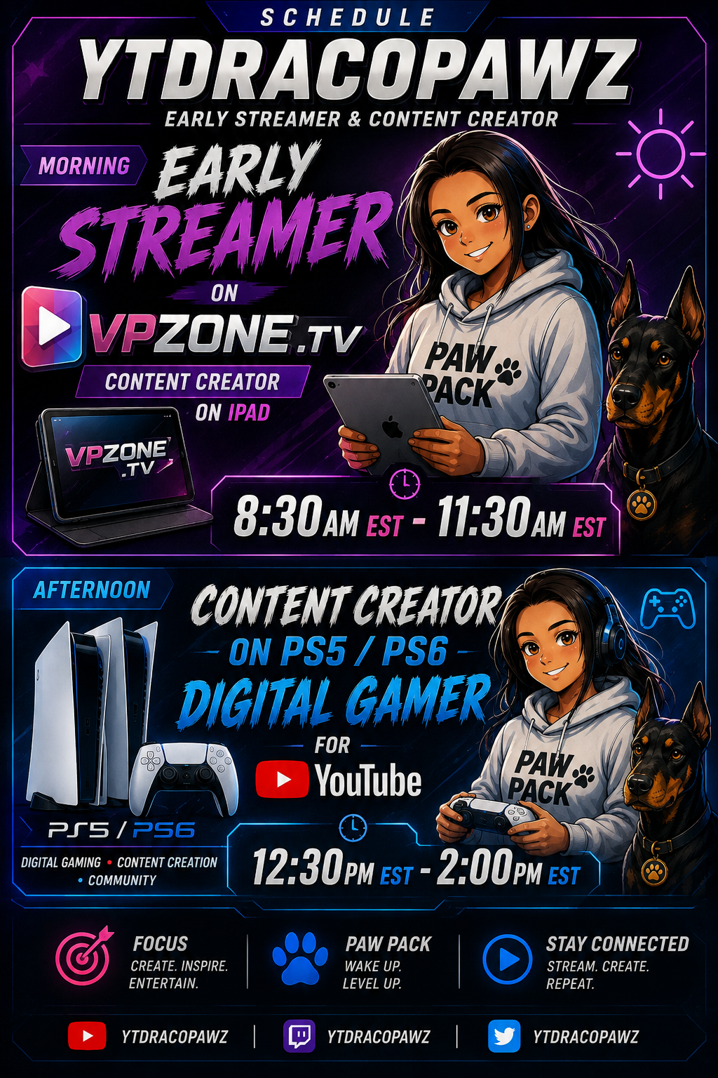 Afternoon Streamer youtube