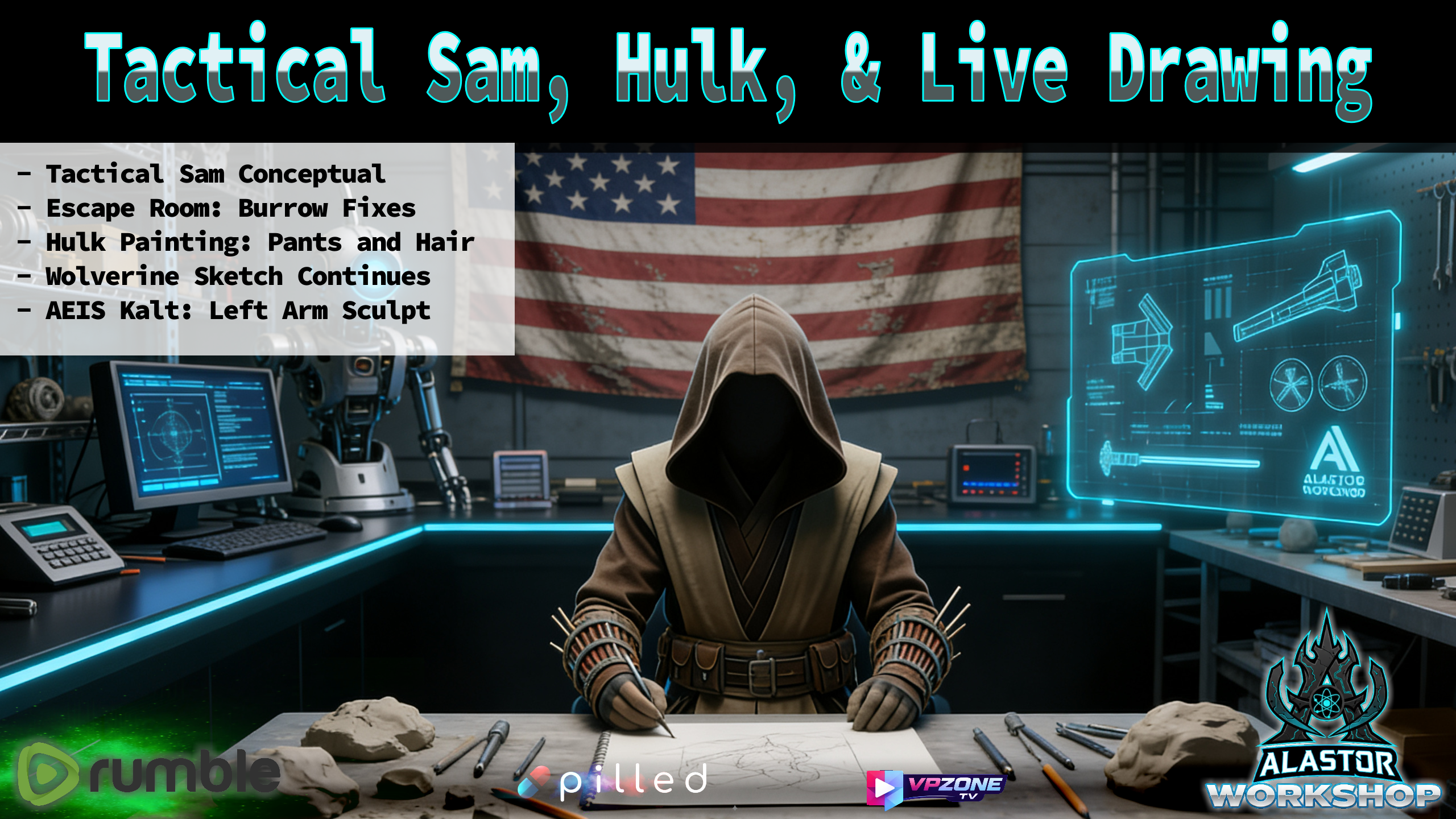 The Production Line: Digital Escape Room Fixes & Uncle Sam Concept Art